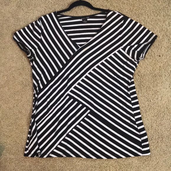 RXB Tops - RBX xxl black and white stripe top